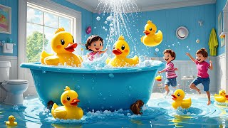 Five Little Ducks  Popular Nursery Rhyme amp Lyrics for Kids  Educational Kids Songs [upl. by Onairam]