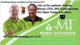 Todays PreMarket Review Markets Open Positions SPX Credit Spread Today New Trades [upl. by Jaban154]