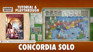 Concordia Solitaria  Tutorial and Playthrough [upl. by Domineca]