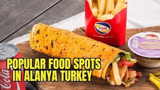 We Tried TURKEYS POPULAR DONER KEBAB FOOD SPOT  DOIS ISKENDERUN DÖNER Alanya [upl. by Schacker]