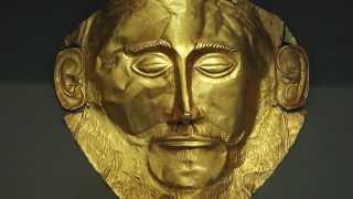 Mask of Agamemnon Mycenae c 15501500 BCE [upl. by Su196]