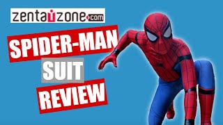 Is it worth it Zentai Zone Spiderman Homecoming V2 WITH EVERYTHING cosplay suit review [upl. by Honna]