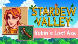 Robins Lost Axe Loaction 羅賓的斧頭位置 《星露谷》Stardew Valley [upl. by Aierb308]