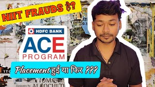 HDFC Ace Bankers Program Batch1 Placement की पूरी process  NIIT IFBIHDFC Banking Program [upl. by Norac]