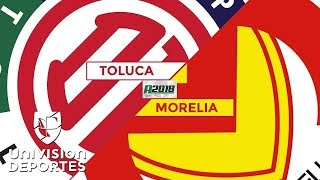 Toluca 20 Morelia  RESUMEN Y GOLES – Apertura 2018 Liga MX Highlights [upl. by Eadahs975]