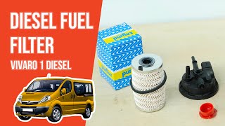 How to replace the diesel fuel filter Vivaro mk1 20 CDTI ⛽ [upl. by Bonaparte]