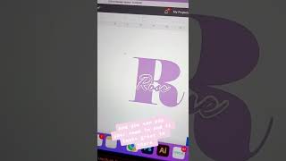 How To Make A Monogram Letter In Cricut Design Space [upl. by Elvina]