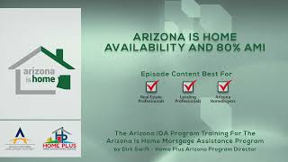 Arizona Is Home Mortgage Assistance Program  Program Availability and 80 AMI Area Median Income [upl. by Sylvanus226]