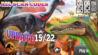 Jurassic World CHAOS THEORY 2025 MATTEL Scan Codes All Dinosaurs UPDATE 1522 SUCHOMIMUS [upl. by Mariken]