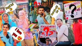 Crezy Public Reaction 😅 On My Poster  Public Me Hi I Love you Bol Dia 😱 vlog № 23 [upl. by Civ]