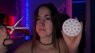 ASMR  CORTE de PELO chica 👸 [upl. by Pendergast991]