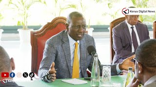 Listen to President Rutos message to Gachagua allies and Other Nairobi MPs as he meets them [upl. by Otilesoj]