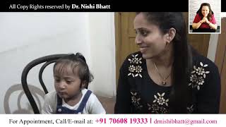 Vaanis 1 Year Journey  White Matter CP Autism Treatment by Dr Nishi Bhatt [upl. by Amasa]