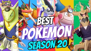 BEST Pokemon In EVERY ROLE Pokemon Unite Season 20 [upl. by Ruhtracm959]