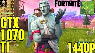 Fortnite 1440P Gtx 1070 Ti Frame Performance Epic Settings 8700K [upl. by Merill]