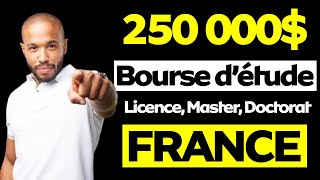 Bourse détude supérieure en France Pour étudiant étranger Financé totalement par létat Français [upl. by Asemaj]