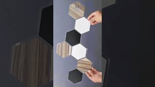 Amezing Hexagon Shape Wall RGB Light 🔥shorts hexagon shortfeed diy [upl. by Ethelinda288]