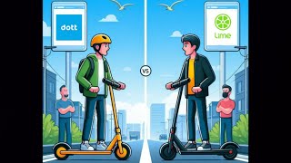 Lime vs Dott  Electric Scooter Showdown 🛴⚡ PART 1 [upl. by Neillij719]