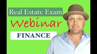 Financing Real Estate Exam Questions amp Explanations Webinar [upl. by Eelirem143]