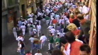 Encierro San Fermín  8 de julio de 1993 [upl. by Eanad133]