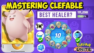 Mastering Clefable Builds Held Items Emblems and Advanced Strategies  Pokémon UNITE [upl. by Elocan]