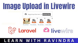 Livewire Image Upload with Preview in Laravel Livewire  file upload in livewire laravel [upl. by Oidivo]