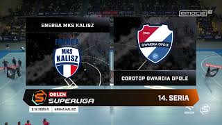 14 seria Energa MKS Kalisz  Corotop Gwardia Opole SKRÓT [upl. by Avlem337]