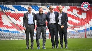 Die Pressekonferenz mit Max Eberl Herbert Hainer amp JanChristian Dreesen [upl. by Aidnahs262]