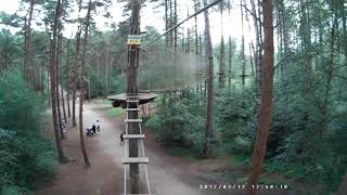 Go Ape Treetop Challenge Moors Valley August 2021 [upl. by Lunneta]