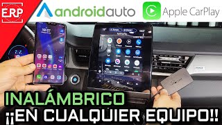 Android AUTO y CarPlay INALÁMBRICO en CUALQUIER coche Adaptador WIRELESS U2X Ottocast  Review [upl. by Neuberger]