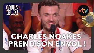 🥇 MAGISTRAL  Charles Noakes décroche lor en parabadminton  QuelsJeux 3 septembre [upl. by Brindle501]