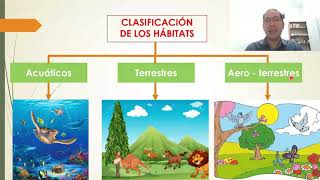 Clasificación de los Hábitats Terrestres Acuáticos y Aeroterrestres Para Básica Elemental [upl. by Vinny157]