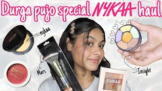 🪷 My top picks from NYKAA for Durga puja 🪔 Mars Insight cosmetics haul amp honest review  explore [upl. by Berget]