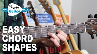 EASY Chord Shapes All Over The Neck [upl. by Brit]