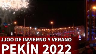 JJOO PEKÍN 2022  La CEREMONIA en el ESTADIO NACIONAL abre los JUEGOS DE INVIERNO  AS [upl. by Tallu]