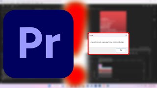 UNABLE TO CREATE PREVIEW FRAME FOR LOOKS BUILDER  PREMIERE PRO [upl. by Lisk]