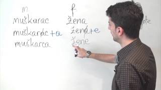 BosnianCroatianSerbian Grammar The Genitive Singular of Nouns [upl. by Ruthann]