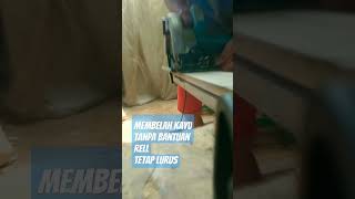 Rip cut wood indonesianwood ripcutcrosscutting diywoodworking fypシ゚ videoshort video [upl. by Prader]