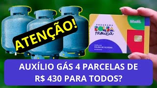 BOLSA FAMÍLIA AUXÍLIO GÁS 4 PARCELAS DE R 430 PARA TODOS  JOGAR COM DINHEIRO DO BOLSA FAMÍLIA [upl. by Anos]