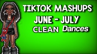 CLEAN🫧🪥 TIKTOK MASHUPS JUNEJULY CLEAN DANCES 2024 [upl. by Eimrots]