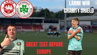 CLIFTONVILLE VS LARNE CHARITY SHIELD 2024 [upl. by Anneirb]