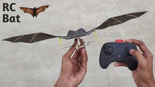 RC Ornithopter flying test upgraded from rubberband powered shorts [upl. by Greggs924]