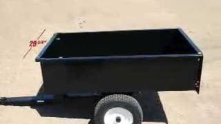 ATV Television Product Review  LightDuty ATV Trailer [upl. by Aciram573]