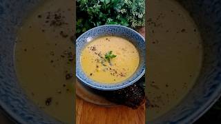 THE BEST VEGAN SPICY PUMKIN SOUP WITH COCONUT CREAM AND PUMPERNICKEL BREAD TOAST [upl. by Eat693]