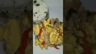 Ackee amp Salt Fish with Callaloo Rice [upl. by Dittman]