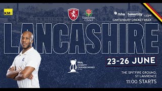 🎥 DAY THREE LIVE STREAM  Kent vs Lancashire [upl. by Hales]