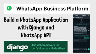 Create WhatsApp Application with Django  with WhatsApp Cloud API [upl. by Hermosa]