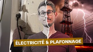 RÉNOVATION  Électricité et plafonnage [upl. by Nanice393]