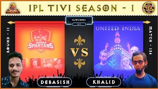 Debasish Vs Khalid  Odisha Spartans Vs United India  IPL Carrom Tournament [upl. by Andres]