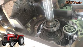 Tractor Repairing Massey Ferguson tractor service tractor crone Pinen Feeting tractor mechanics [upl. by Assirk]